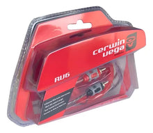 Load image into Gallery viewer, Cerwin Vega RV6 2-Channel Dual Twisted RCA Cable W/dual Molded Ends 6ft
