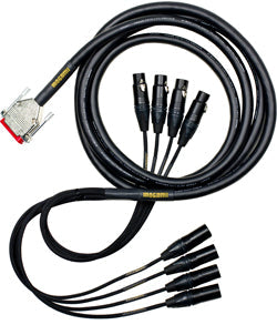 Mogami GOLD AES TD DB25 XLR-05 8-channel Digital Interface Cable - 5 foot