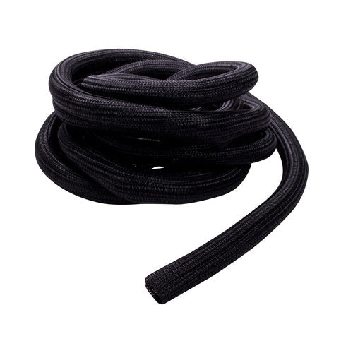 Install Bay F6N075BK 3/4in Self-Wrapping Split Braid Sleeving Black - 50ft