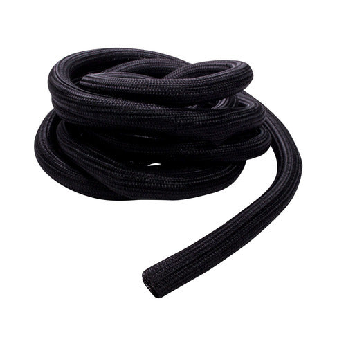 Install Bay F6N200BK 2in Self-Wrapping Split Braid Sleeving Black 25ft