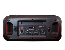 Load image into Gallery viewer, MR DJ FIRE-FLAME Double 6.5" Rechargeable Portable Karaoke Speaker with Party Flame Lights Microphone TWS USB FM Radio