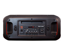 Load image into Gallery viewer, 2 MR DJ FIRE-FLAME 6.5" X 2 Rechargeable Portable Bluetooth Karaoke Speaker with Party Flame Lights Microphone TWS USB FM Radio