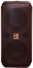 Load image into Gallery viewer, MR DJ FLAME2200 6.5" X 2 Rechargeable Portable Bluetooth Karaoke Speaker with Party Flame Lights Microphone TWS USB FM Radio