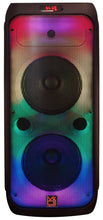Load image into Gallery viewer, MR DJ FLAME3200 8" X 2 Rechargeable Speaker + 18-LED Light