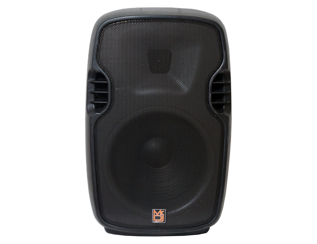 MR DJ FLAME3500LED Pro Portable 15" Full-Range Powered/Active DJ PA Multipurpose Live Sound 2 Way Loudspeaker