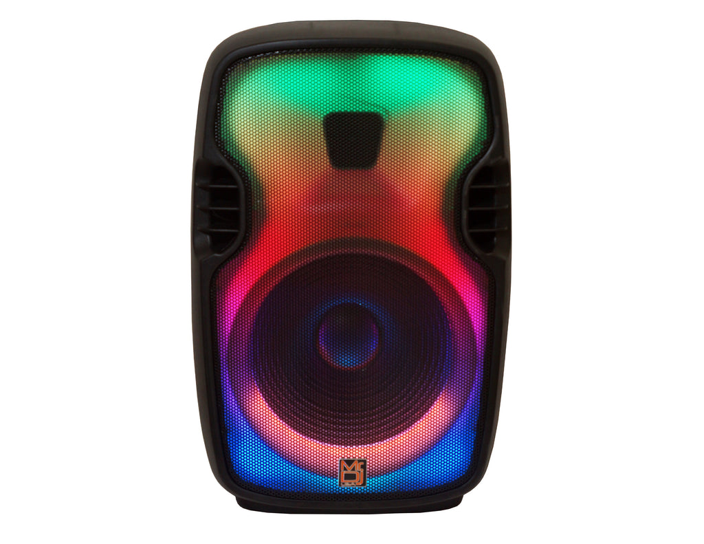MR DJ FLAME3500LED Portable 15" 2-Way Full-Range Powered/Active DJ PA Live Sound Loudspeaker