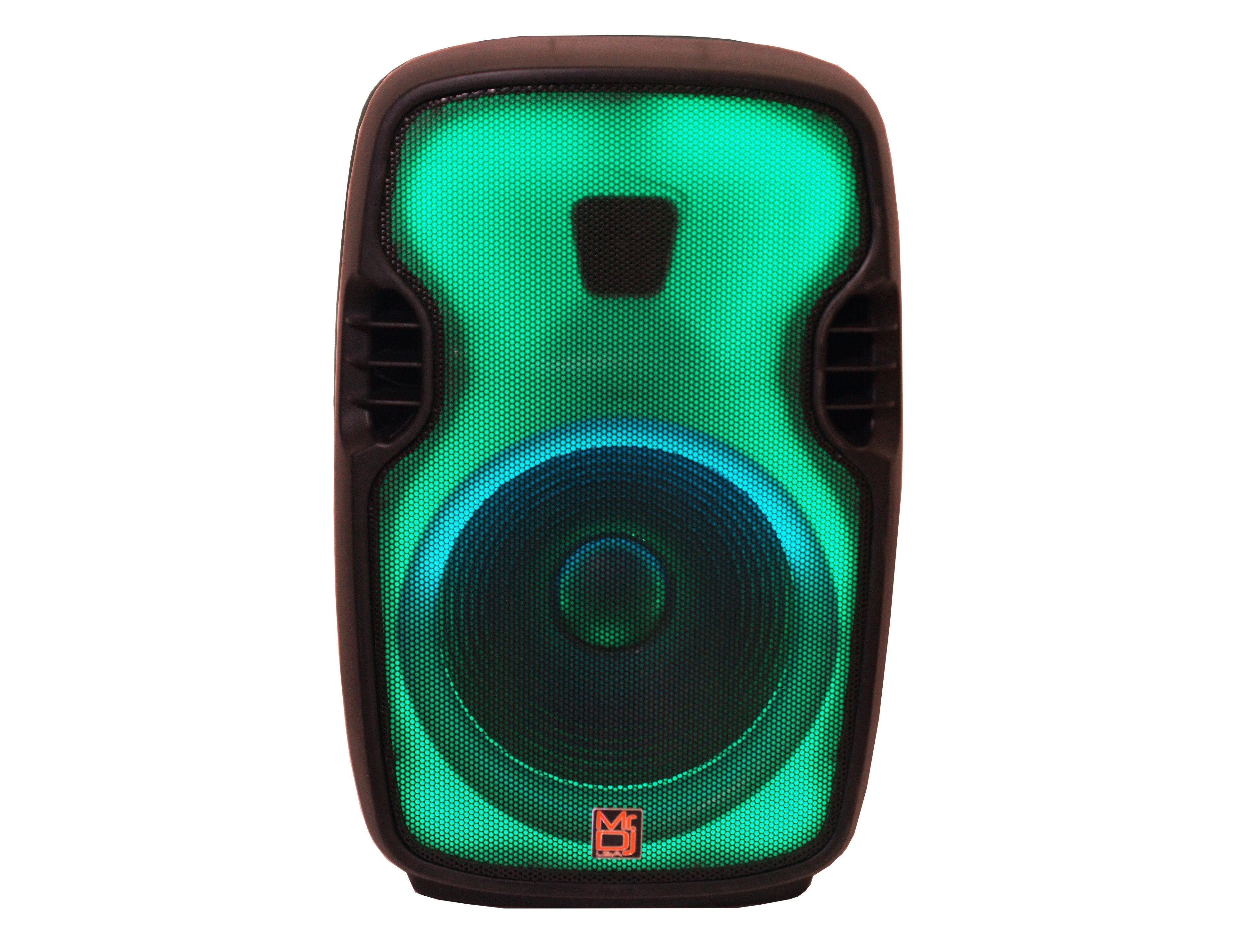 MR DJ FLAME3500LED Pro Portable 15” 2-Way Full-Range Powered/Active DJ PA Multipurpose Live Sound Bluetooth Loudspeaker