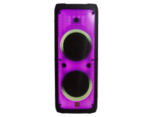 Load image into Gallery viewer, 2 MR DJ FLAME5500LED Professional Portable Dual 12" 3-Way Full-Range Powered/Active DJ PA Multipurpose Live Sound Bluetooth Loudspeaker