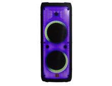 Load image into Gallery viewer, MR DJ FLAME5500LED DUAL 12" TWS Colorful Flame Lighting Rechargeable Bluetooth Speaker 5500 Watts