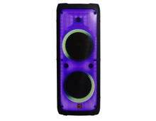 Load image into Gallery viewer, MR DJ FLAME5500LED Professional Rechargeable Dual 12” Bluetooth Party Speaker System
