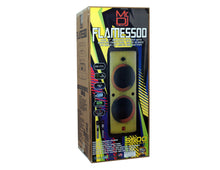 Load image into Gallery viewer, MR DJ FLAME5500LED Professional Rechargeable Dual 12” Bluetooth Party Speaker System