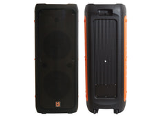 Load image into Gallery viewer, MR DJ FLAME5500LED Professional Rechargeable Dual 12” Bluetooth Party Speaker System