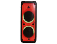 Load image into Gallery viewer, MR DJ FLAME5500LED 2 x 12" Bluetooth PA Party Speakers Liquid Crystal LED TWS FM USB