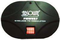 Absolute  FMW557 Wireless FM Stereo Modulator with 8 Frequency Setting