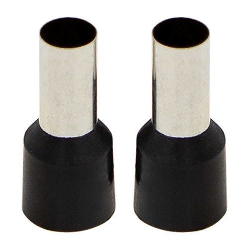 Install Bay FRL8BK Ferrules - Black 8GA - 50 Per Bag