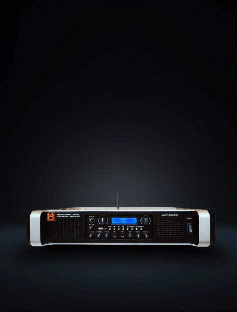 MR DJ AMP5000DSP 2Ch Class AB 5000W PA DJ Power Amplifier With Onboard DSP Bluetooth USB