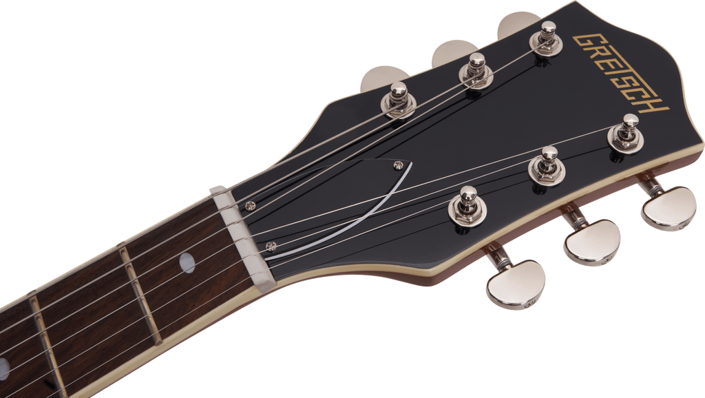 Gretsch G2655T-P90 Streamliner™ Center Block Jr. Double-Cut P90 with Bigsby®, Laurel Fingerboard, Two-Tone Sahara Metallic and Vintage Mahogany Stain