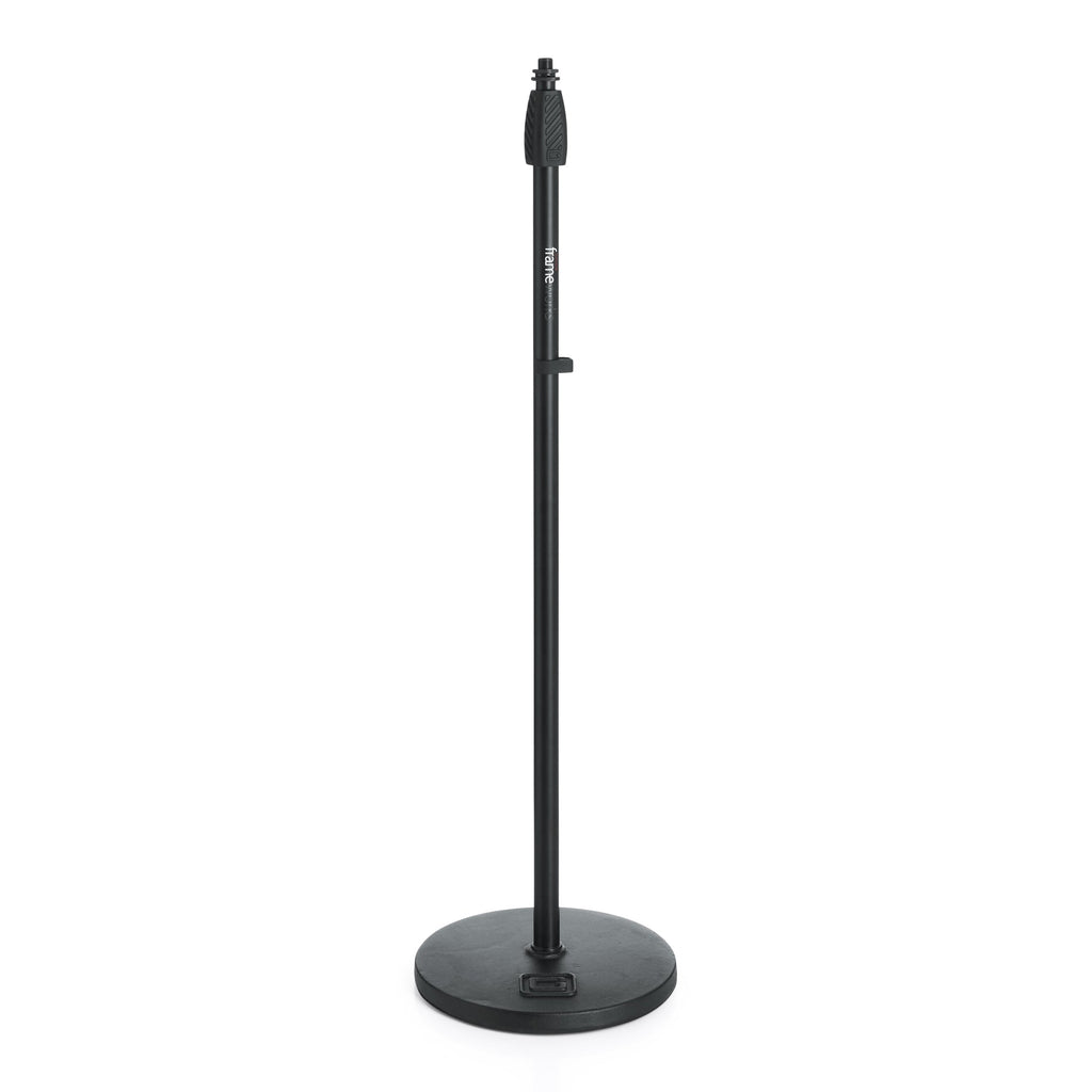 Gator Frameworks GFW-MIC-1000 Standard 10″ Round Base Mic Stand