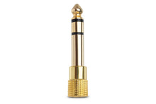 Load image into Gallery viewer, Hosa GHP-105 1/4 inch TRS Male to 3.5mm TRS Female Headphone Adapter
