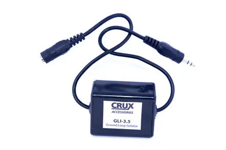 Crux GLI-3.5  Ground Loop Isolator – 3.5mm Male to Female