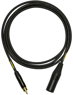 Mogami GOLD XLRM-RCA-12 Unbalanced Cable - 12 foot