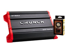 Load image into Gallery viewer, Crunch Ground Pounder GP-1500.4 1500W Max 4 Channel Class AB 1500 Watts Car Amplifier with Absolute Magnet Phone Holder Bundle