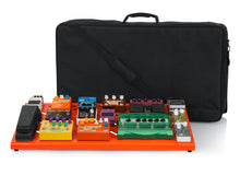 Load image into Gallery viewer, Gator Cases GPB-XBAK-OR Orange Aluminum Pedal Board - XL w/ Carry Bag