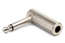 Load image into Gallery viewer, Hosa GPP-151 1/4 inch TS Female to 1/4 inch TS Male Right Angle Adapter