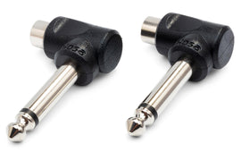 Hosa GPR-123 Right-angle Female RCA to Male 1/4