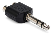 Load image into Gallery viewer, Hosa GPR-484 1/4" TRS Male to Dual Female RCA Adapter
