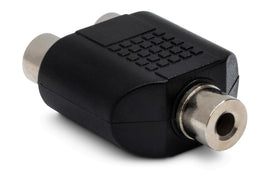 Hosa GRF-341 3.5mm TRS Female to Dual RCA Female Coupler