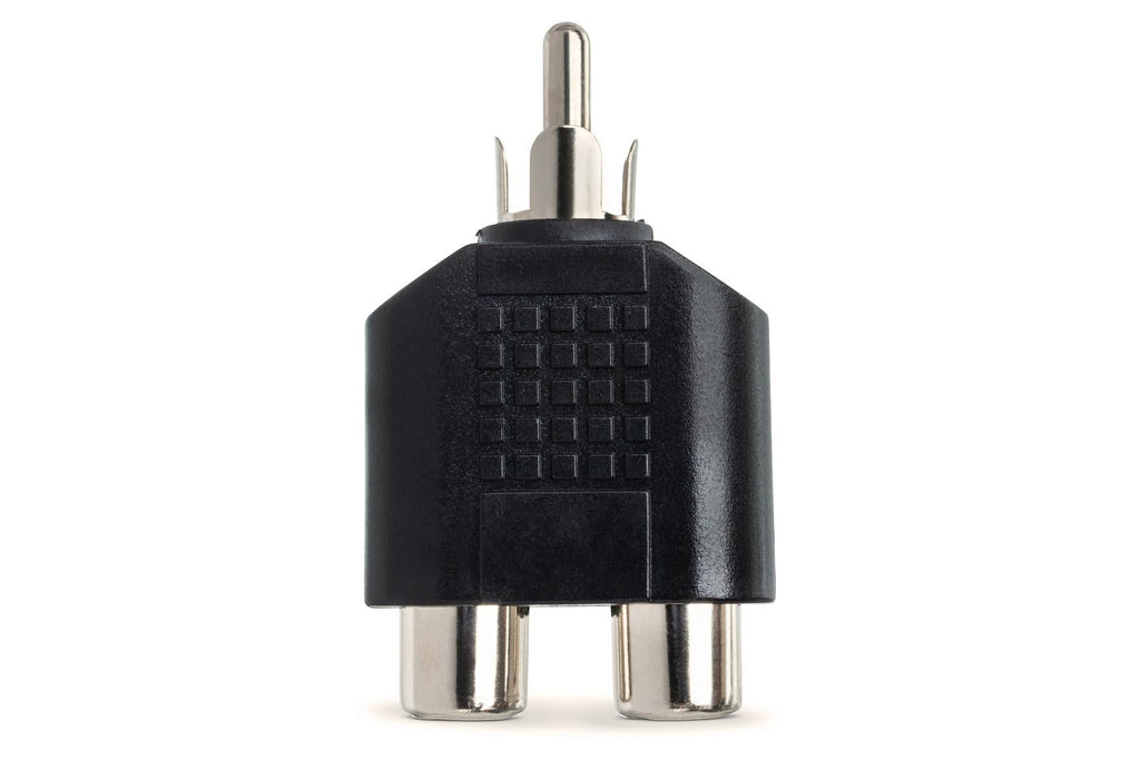 Hosa GRF-398 RCA Male to Dual RCA Female Y Adapter