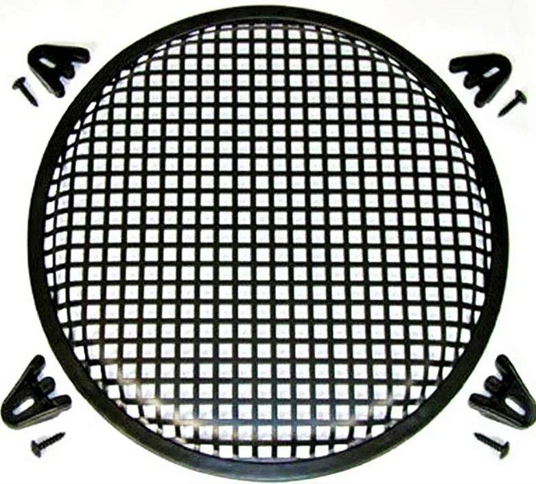 MK 2 Pack 15" Inch Grill Waffle Speaker Subwoofer Grills with Clips and Screw