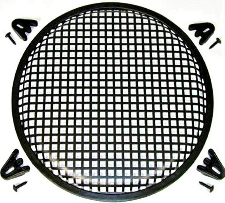 2 MR DJ DJS15 15" Subwoofer Speaker Metal Mesh Cover Waffle Grill Protect Guard