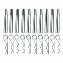 Load image into Gallery viewer, Galaxy Stage GS34-PC 10 Pack of Pins and Safety Clips for GS34 Truss Professional Truss Connection Hardware Kit