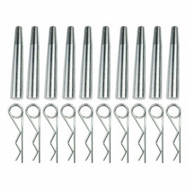 Galaxy Stage GS34-PC 10 Pack of Pins and Safety Clips for GS34 Truss Professional Truss Connection Hardware Kit