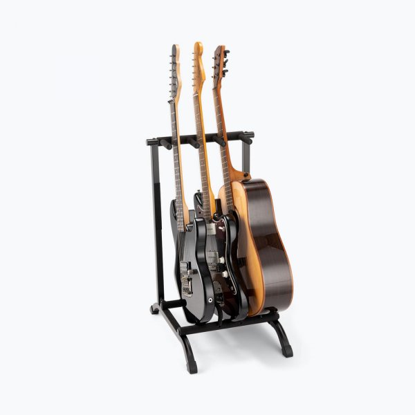 On-Stage GS7361 Three-Space Foldable Multi-Guitar Rack
