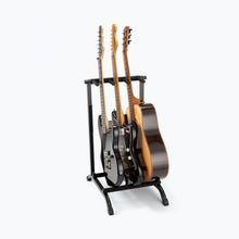 Load image into Gallery viewer, On-Stage GS7361 Three-Space Foldable Multi-Guitar Rack