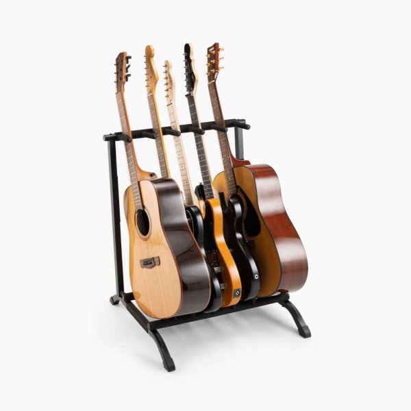 On-Stage GS7561 Five-Space Foldable Multi-Guitar Rack
