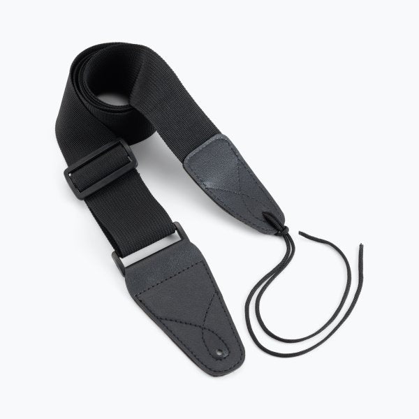 On-Stage GSA10BK Guitar Strap with Leather Ends