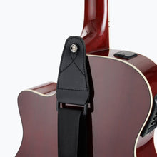 Load image into Gallery viewer, On-Stage GSA10BK Guitar Strap with Leather Ends