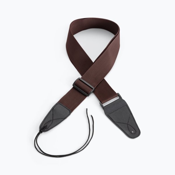 On-Stage GSA10BR Guitar Strap with Leather Ends