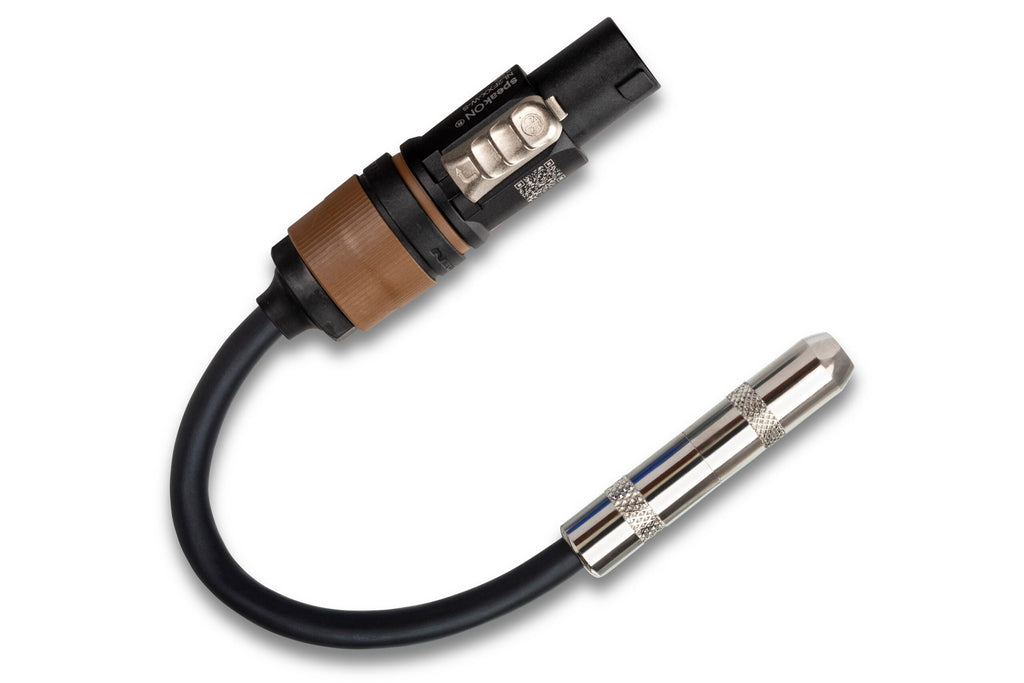 2 Hosa GSK-112 1/4" Female to Speakon Male Speaker Cable Adapter 12 AWG