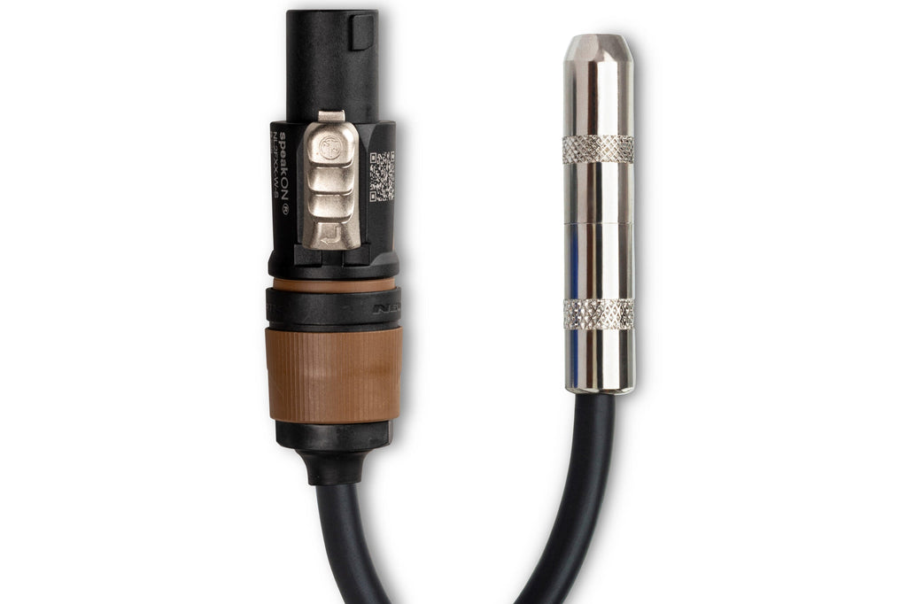 2 Hosa GSK-112 1/4" Female to Speakon Male Speaker Cable Adapter 12 AWG