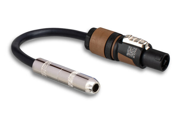 Hosa GSK-116 1/4" Female TS to Neutrik speakON Speaker Adaptor Cable 16 AWG