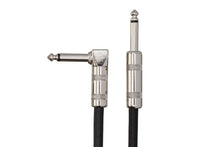 Load image into Gallery viewer, Hosa GTR-518R Straight to Right Angle Guitar Cable 18 foot Tweed