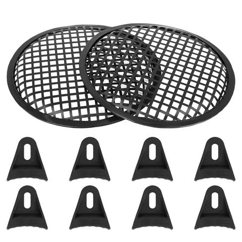 1 Pair 6.5" Speaker Waffle Grill Mesh Cover for Speakers And Woofers GR-6.5