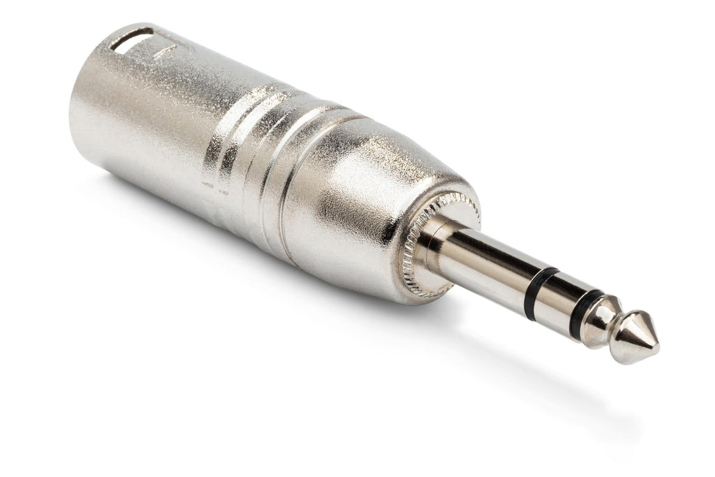 Hosa GXP-246 XLR Male to 1/4 inch TRS Male Adapter