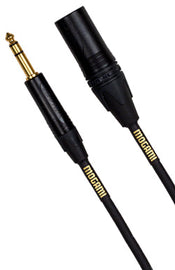 Mogami GOLD-TRSXLRM-25 Balanced 1/4-inch TRS Male to XLR Male Patch Cable - 25 foot