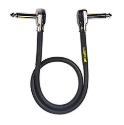 Mogami GOLD INST PRR 1.0 Pancake Right Angle to Right Angle Pedal Cable - 10 inch